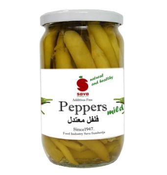 Sava Pickled Peppers Mild, 370 ml